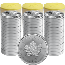 75 x 1 Unze Silber Maple Leaf 2026