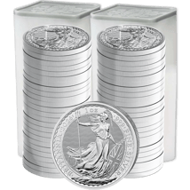 50 x 1 Unze Silber Britannia 2026