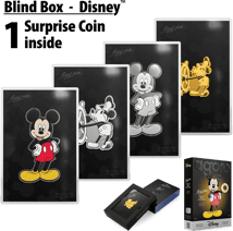 1/2 Unze Silber Disney Mickey Mouse Blind Box 2025 (Auflage: 5.000 | Polierte Platte)
