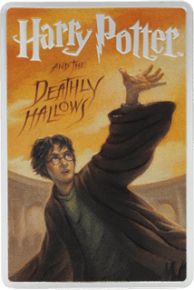 2 Unze Silber Harry Potter Heiligtümer des Todes Buchcover 2025 (Auflage: 1.000 | Polierte Platte)