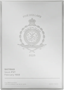 3 Unze Silber Silver Age Batman 2025 (Auflage: 300 | Polierte Platte)