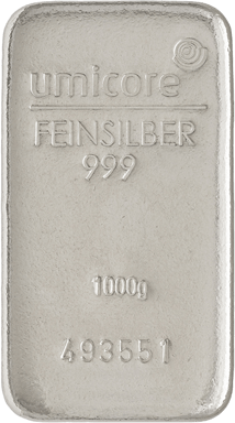 1 kg Silberbarren Umicore
