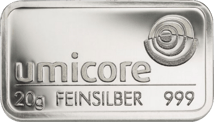 20g Silberbarren Umicore