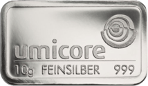 10g Silberbarren Umicore