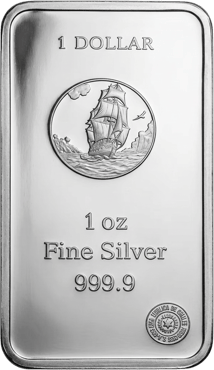 1 Unze Silber Münzbarren Ascension Island (Schutzkapsel)