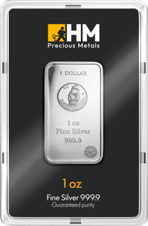 1 Unze Silber Münzbarren Ascension Island (Schutzkapsel)