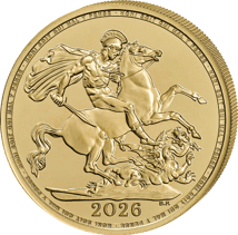 1 Pfund Goldmünze Sovereign Charles III. 2026