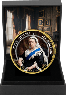 1 Unze Silber Queen Victoria 125. Todestag 2025 (Auflage: 100 | teilvergoldet)