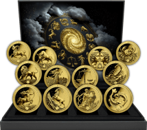 Gold Sternzeichen Set 2026 (Auflage: 250 | Polierte Platte)