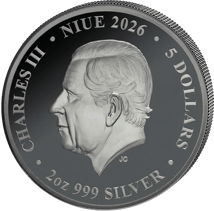 2 Unze Silber Moby Dick 2026 (Auflage: 299 | Black Proof)