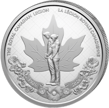Silber 100th Anniversary of the Royal Canadian Legion (Auflage: 35.000 | Polierte Platte)