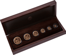 Krügerrand 6 Goldmünzen Prestige Set 2026 (Auflage: 400 | Polierte Platte)