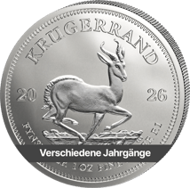 1 Unze Silber Krügerrand (Verschiedene Jahrgänge)