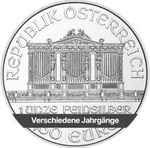 1 Unze Silber Wiener Philharmoniker (Verschiedene Jahrgänge)