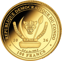 0,5g Gold 100 Jahre Marilyn Monroe 2026 (Auflage: 2.000 | Polierte Platte)