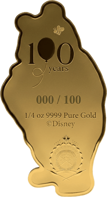 1/4 Unze Gold 100 Jahre Winnie Puuh 2026 (Auflage: 100)
