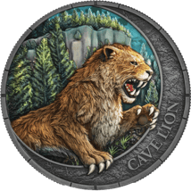 1 Unze Silber Megafauna Cave Lion Oblivion 2026 (Auflage: 999)