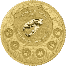 1/10 Unze Gold Megafauna Cave Lion 2026 (Auflage: 2.500)