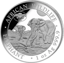 1 Unze Silber Somalia Elefant WMF Berlin Privy Mark 2026 (Auflage: 1.000)