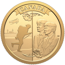 7,8 Gramm Gold 100th Anniversary of the Royal Canadian Legion (Auflage: 1.500 | Polierte Platte)
