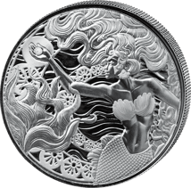 1 Unze Silber Mermaid & Pearl 2025 (Auflage: 10.000)