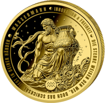 1/200 Unze Gold Sternzeichen Wassermann 2026 (Auflage: 5.000 | Polierte Platte)