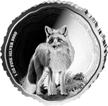 1 Unze Silber Fuchs 2026 (Auflage: 1.000 | Polierte Platte)