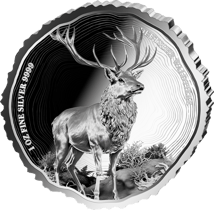 1 Unze Silber Hirsch 2026 (Auflage: 1.000 | Polierte Platte)