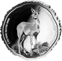 1 Unze Silber Reh 2026 (Auflage: 1.000 | Polierte Platte)
