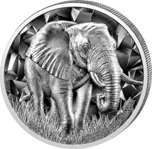 1 Unze Silber Elefant 2026 (Auflage: 1.000 | Prisma | Polierte Platte)