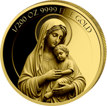 1/200 Unze Gold Maria Mutter Gottes 2026 (Auflage: 5.000 | Polierte Platte)
