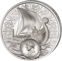 3 Unze Silber Savage Vikings 2026 (Auflage: 500 | High Relief | teilvergoldet | Polierte Platte)