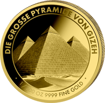 1/200 Unze Gold Weltwunder Pyramide von Gizeh 2026 (Auflage: 2.000 | Polierte Platte)