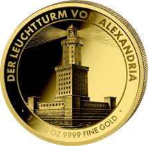 1/200 Unze Gold Weltwunder Leuchturm von Alexandria 2026 (Auflage: 2.000 | Polierte Platte)