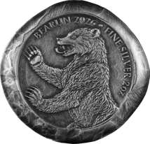 2 Unze Silber Bearlin 2026 (Auflage: 500 | Antik Finish)