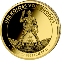1/200 Unze Gold Weltwunder Koloss von Rhodos 2026 (Auflage: 2.000 | Polierte Platte)