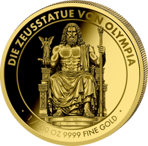 1/200 Unze Gold Weltwunder Zeusstatue von Olympia 2026 (Auflage: 2.000 | Polierte Platte)