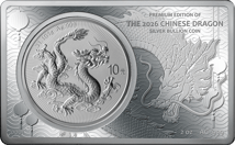 3 Unze Silber Set Chinesischer Drache 2026 (Auflage: 2.026)