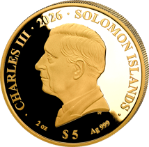 2 Unze Silber Altes Ägypten 3D Skarabäus 2026 (Auflage: 1.500 | vergoldet | Zirkonstein | Prooflike)