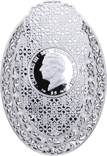 2 Unze Silber Queen Elizabeth II. 2026 (Auflage: 999 |  Kristalle | Prooflike)