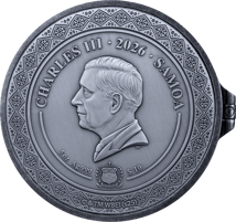 5 Unze Silber Harry Potter Kammer des Schreckens 2026 (Auflage: 249 | teilvergoldet | Antik Finish)