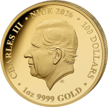 1 Unze Gold Kookaburra 2026 (Auflage: 50 | John Gould Privy Mark |  Polierte Platte)