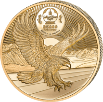 1 Unze Gold Chinggis Khaan 2026 (Auflage: 100 | Polierte Platte)