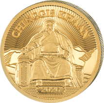 0,5 g Gold Chinggis Khaan 2026 (Auflage: 2.026 | Polierte Platte)