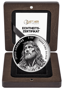 2 Unze Silber Jesus Christus 2026 (Auflage: 250 | Polierte Platte)