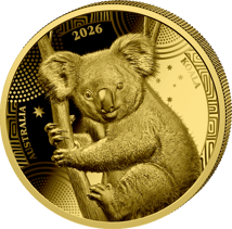 1/200 Unze Gold Australien Wildlife Serie Koala 2026 (Auflage: 5.000 | Polierte Platte)