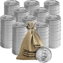 250 x 1/10 Unze Silber Ascension Island 2025
