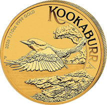 1/10 Unze Gold Kookaburra 2026 (Auflage: 15.000)