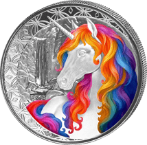 1 Unze Silber Fiji Unicorn Blossom 2025 (Auflage: 3.000)