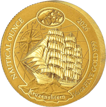 1/12 Unze Gold Nautical Kruzenshtern 2026 (Auflage: 1.000)